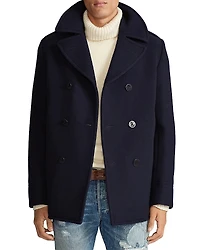 Polo Ralph Lauren Melton Wool Blend Peacoat