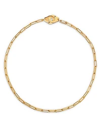 18K Yellow Gold Menottes Chain Necklace, 17.3"