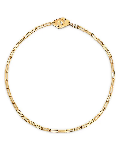 Dinh Van 18K Yellow Gold Menottes Chain Necklace, 17.3