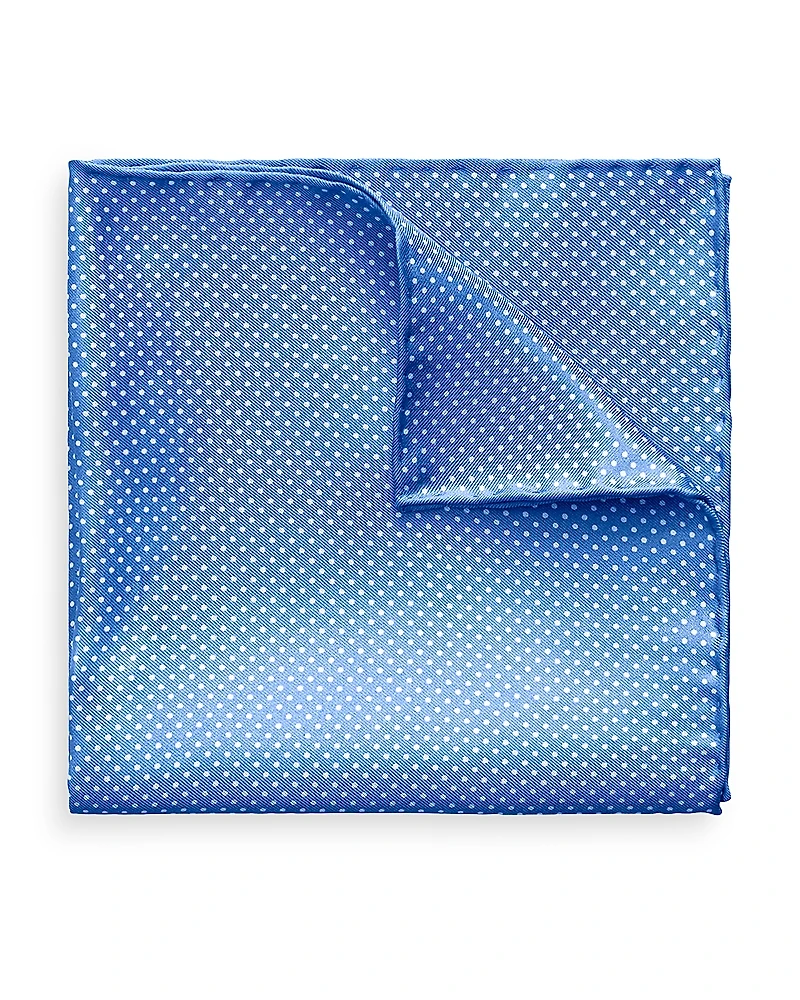 Eton Polka Dot Silk Pocket Square