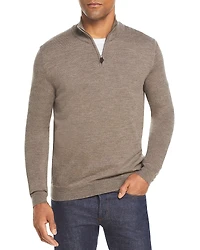 The Men's Store at Bloomingdale's Quarter-Zip Merino Wool Sweater - Exclusive