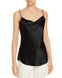 Marta Cowl-Neck Silk Cami
