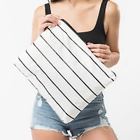 Pinstripe Max Pouch