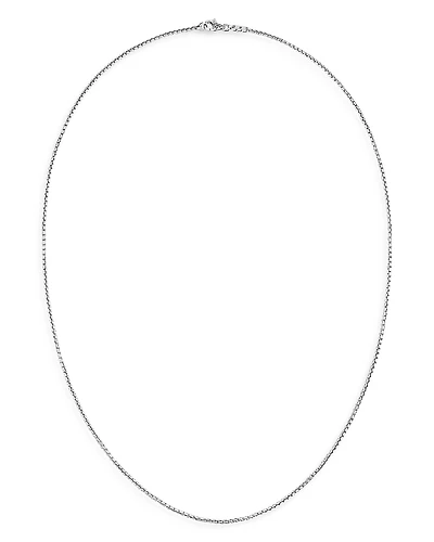 John Hardy Sterling Silver Classic Box Chain Necklace, 26