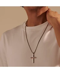 Sterling Silver Classic Chain Cross Pendant Necklace