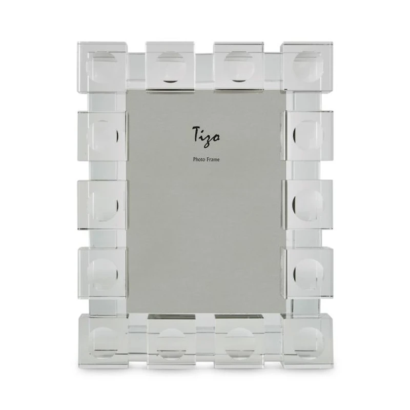 Clear Cubes Crystal Glass Frame Collection