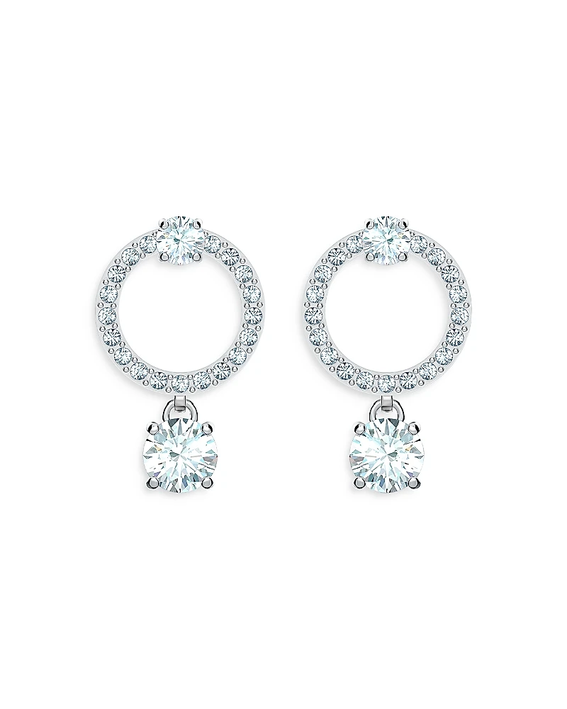 Swarovski Constella Circle Drop Earrings