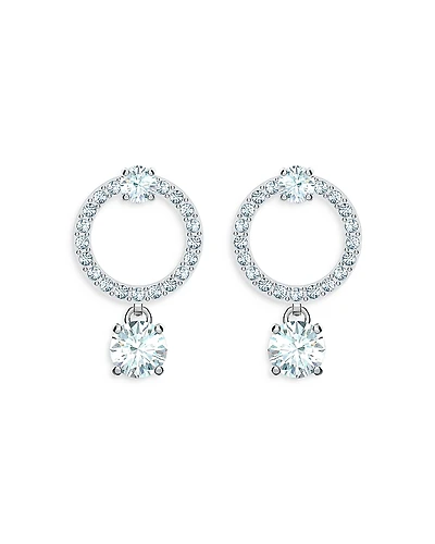 Swarovski Constella Circle Drop Earrings