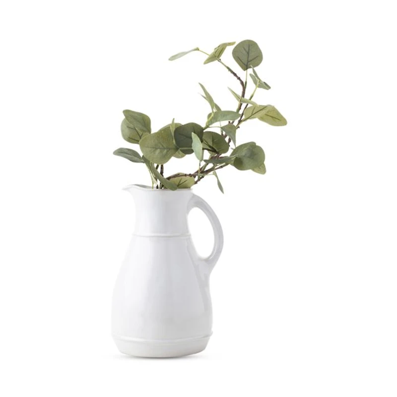 Puro Whitewash Pitcher Vase