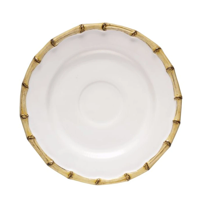 Classic Bamboo Natural Saucer