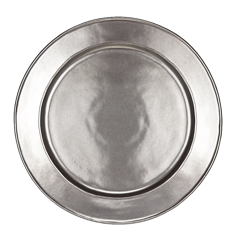 Juliska Pewter Stoneware Round Charger