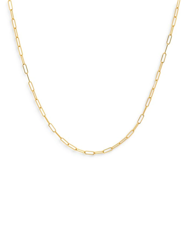 14K Yellow Gold Chain Necklace