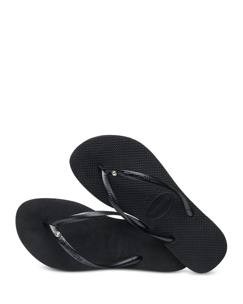 Women's Slim Crystal II Flip Flop Sandals