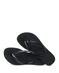Women's Slim Crystal II Flip Flop Sandals