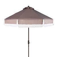 Safavieh Fabia Fringe 9 Ft Crank Umbrella