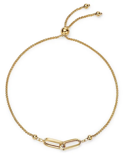 Bloomingdale's Fine Collection Double Link Bolo Bracelet