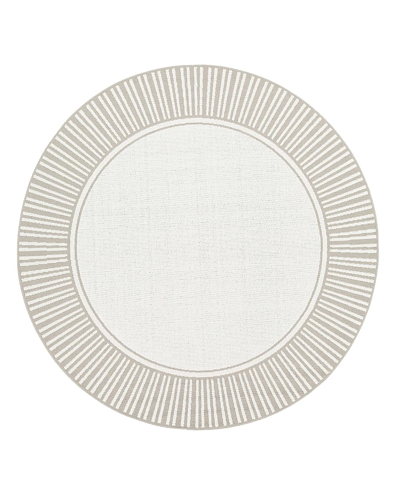 Livabliss Alfresco Alf-n Round Area Rug, 5'3 x 5'3