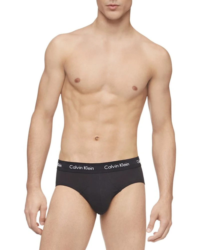 Cotton Stretch Moisture Wicking Hip Briefs, Pack of 3