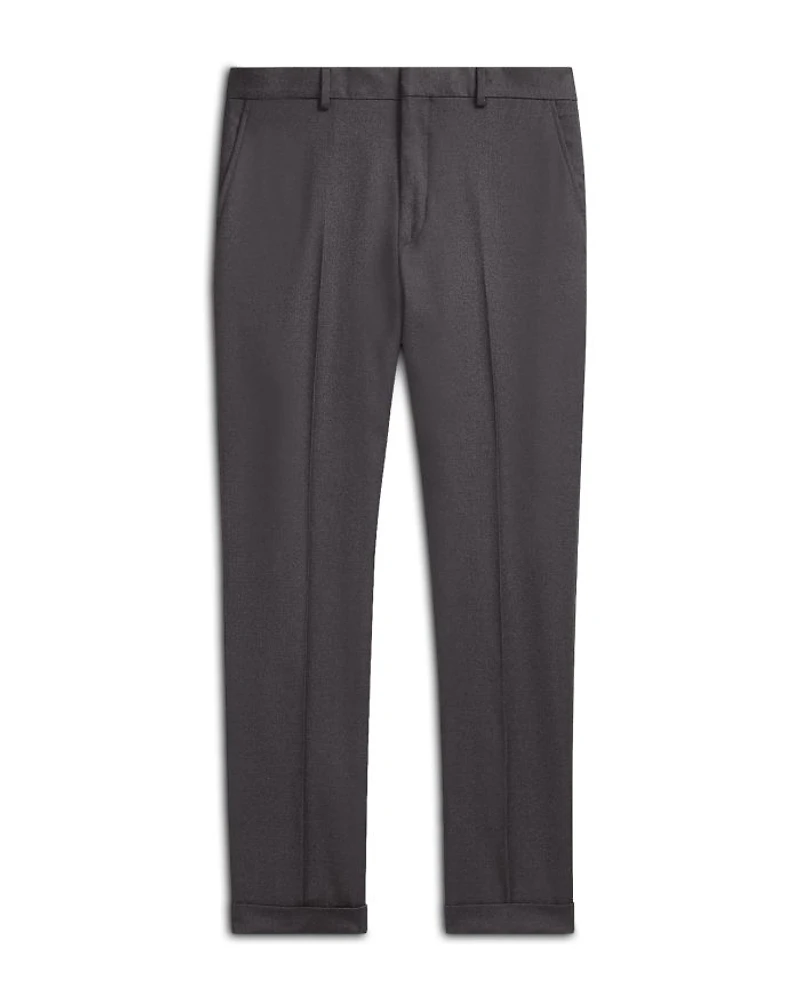 Slim Fit Wool Twill Trousers