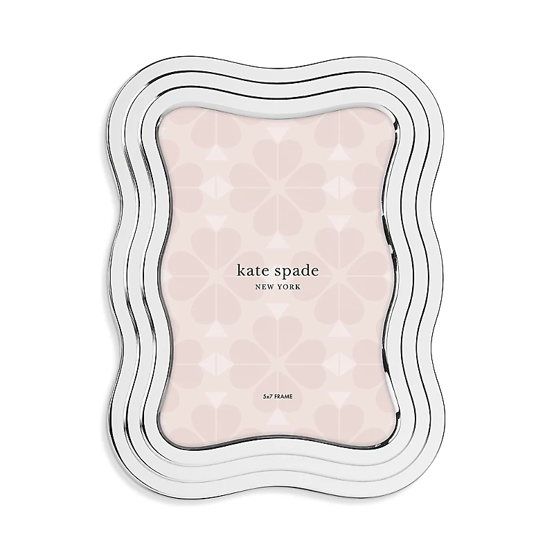 kate spade new york South Street Silver Wavy Frame 5 x 7