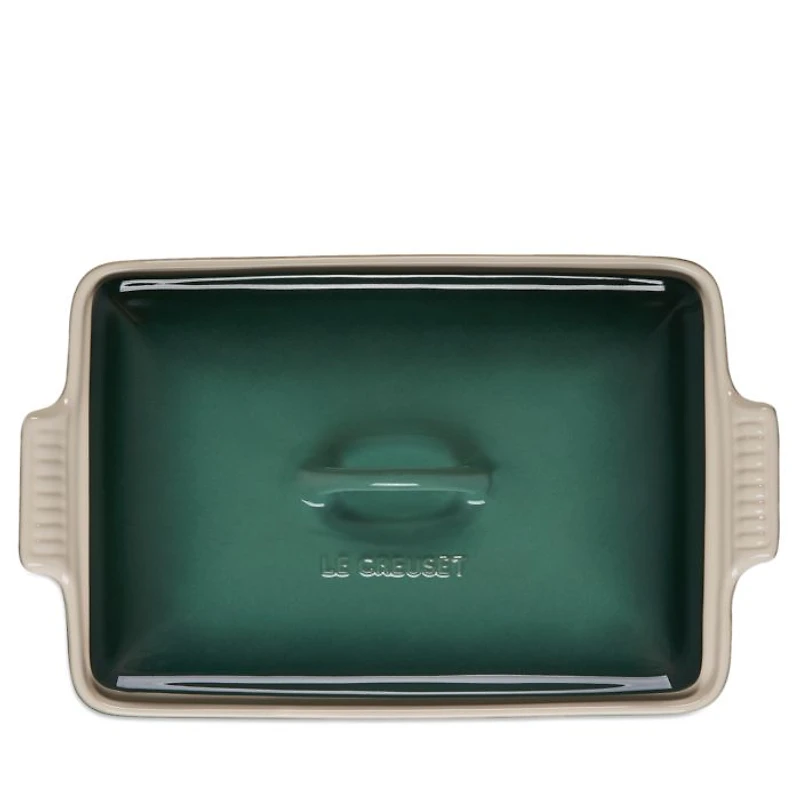 Stoneware 4 Quart Covered Rectangular Casserole