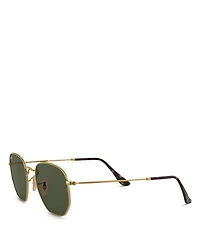 Unisex Icons Hexagonal Sunglasses