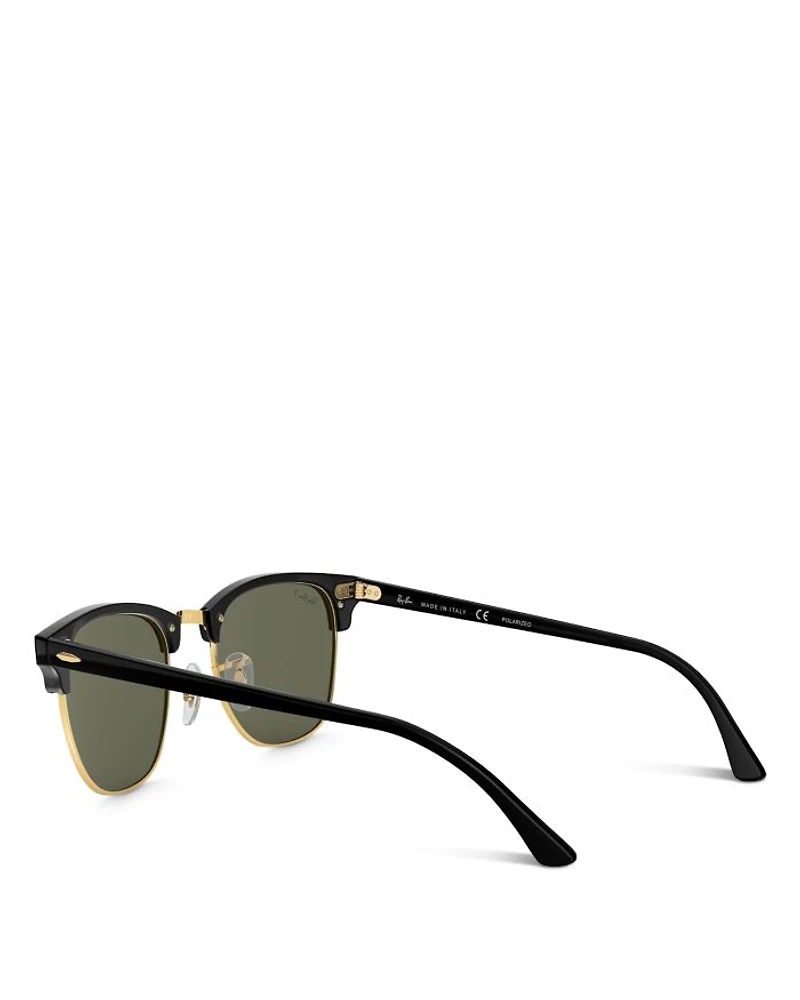 Polarized Classic Clubmaster Sunglasses, 51mm