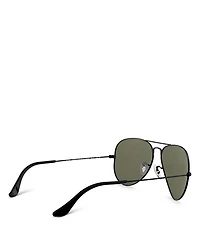 Unisex Polarized Brow Bar Aviator Sunglasses