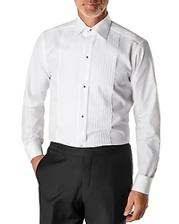 Eton Contemporary Fit Pleated Bib Tuxedo Shirt
