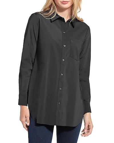 Lysse Schiffer Long Sleeve Button Down Top