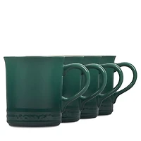 Stoneware Mugs, Set of 4