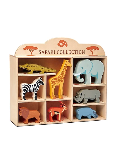 Tender Leaf Toys Safari Collection Animal Set - Ages 3+
