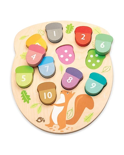 Tender Leaf Toys How Many Acorns Game - Ages 18 Months+