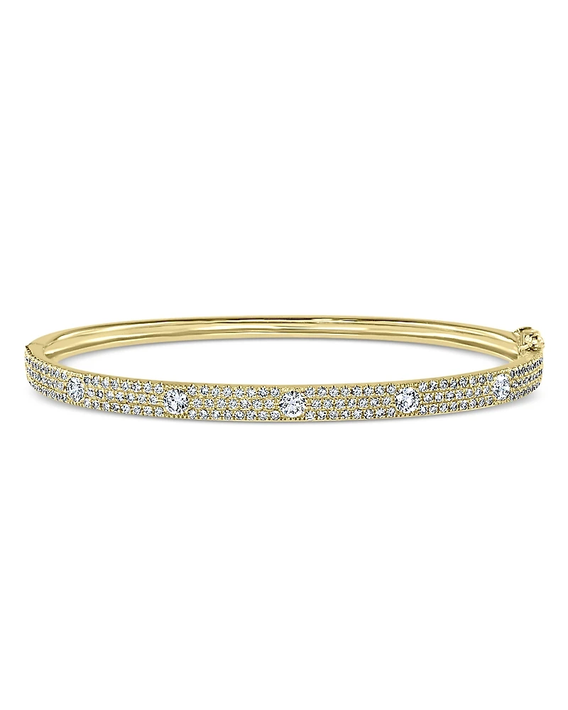 Bloomingdale's Fine Collection Diamond Pave Bangle Bracelet