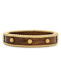 Capucine De Wolf Berry Teak Bangle Bracelet