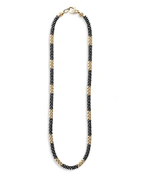 Lagos Ceramic & 18K Yellow Gold Black Caviar