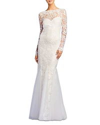 Tadashi Shoji Cabot Embroidered Tulle Gown