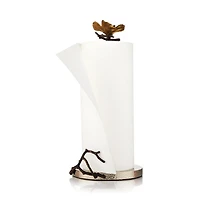 Butterfly Ginkgo Paper Towel Holder