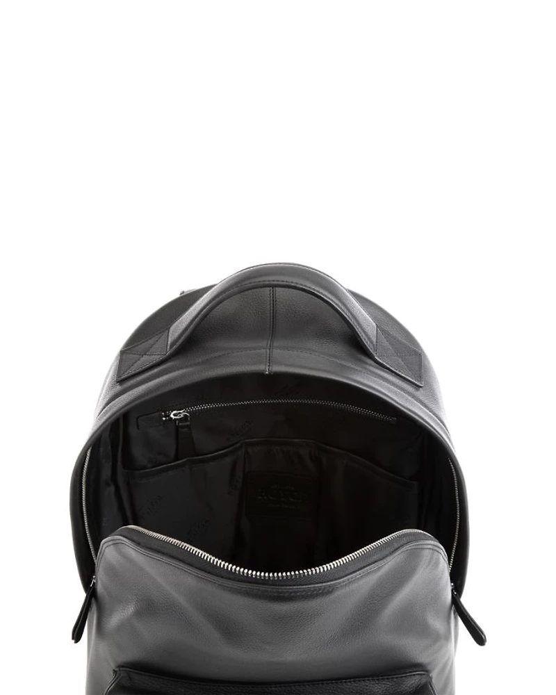 13" Laptop Pebbled Leather Backpack