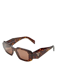 Prada Symbole Rectangular Sunglasses, 49mm