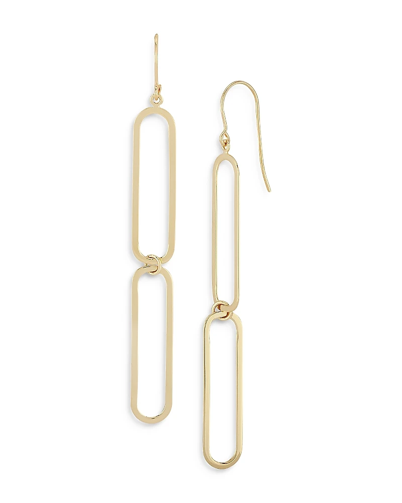 Bloomingdale's Fine Collection Paper Clip Drop Earrings