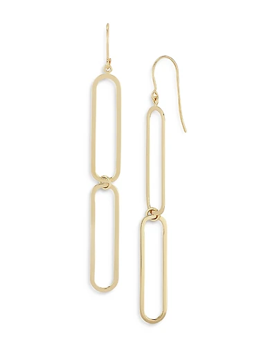 Bloomingdale's Fine Collection Paper Clip Drop Earrings