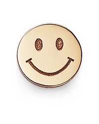 14K Yellow Gold Itty Bitty Smiley Face Single Stud Earring
