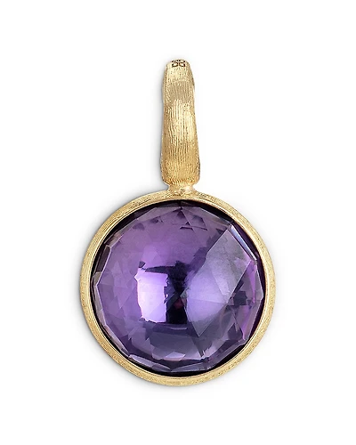 Marco Bicego 18K Yellow Gold Jaipur Amethyst Round Pendant