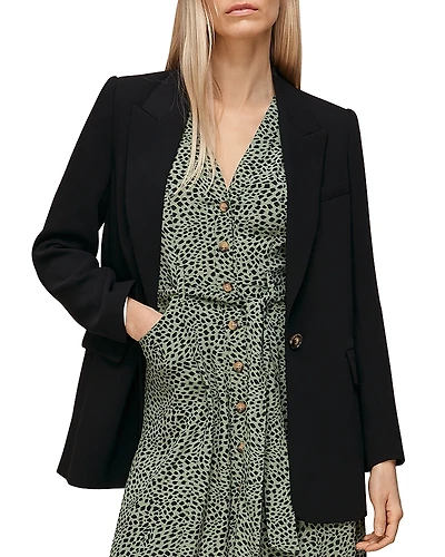 Whistles Crepe Boyfriend Blazer