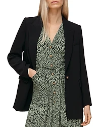 Whistles Crepe Boyfriend Blazer