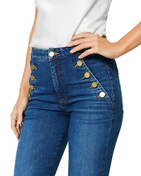 Helena High Rise Flared Sailor Jeans Medium Wash