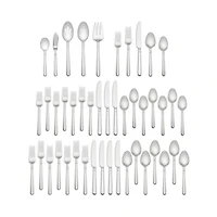 Carlton Street 45 Piece Flatware Set, Service for 8