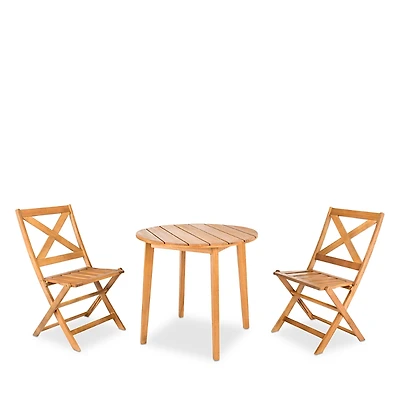Safavieh Bruna 3-Piece Outdoor Bistro Set