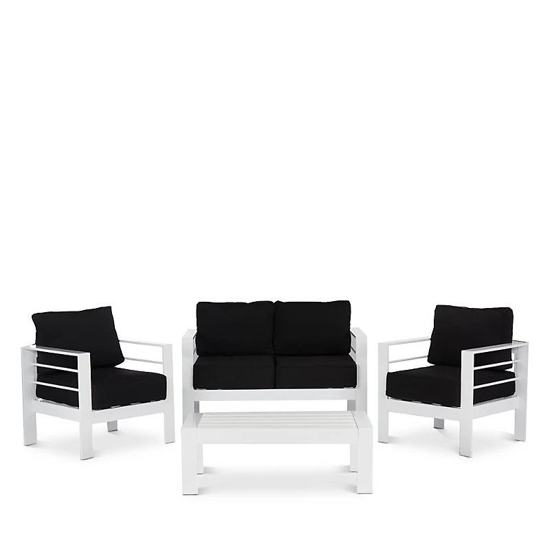Safavieh Nason 4 Piece Outdoor Living Set
